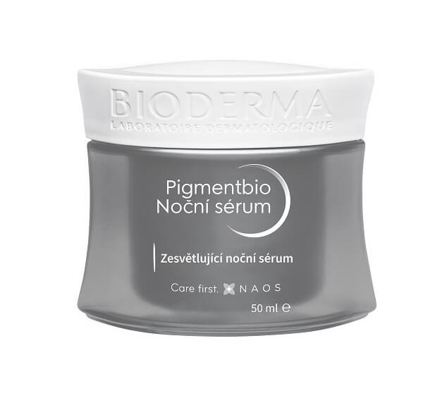 Fotografie Bioderma Pigmentbio Noční gel-krém na pigmentové skvrny a vrásky 50 ml