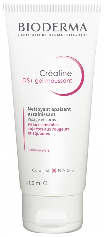 Bioderma Zklidňující čisticí pleťový gel Créaline DS+ Gel Moussant (Soothing Cleansing Gel) 200 ml