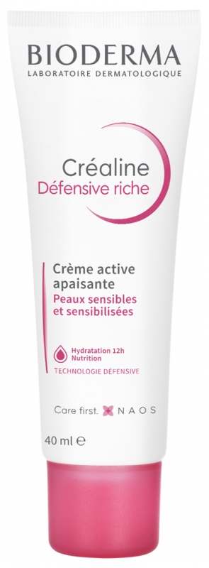 Bioderma Zklidňující pleťový krém Créaline Defensive Rich (Soothing Active Cream) 40 ml