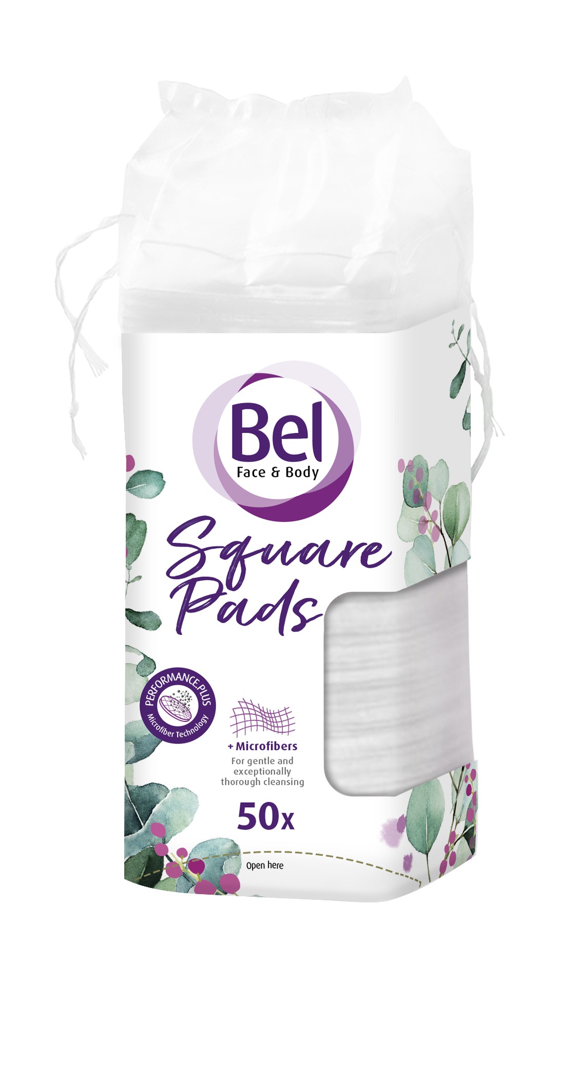 Bel Štvorcové odličovacie tampóny Face & Body Cosmetic 50 ks