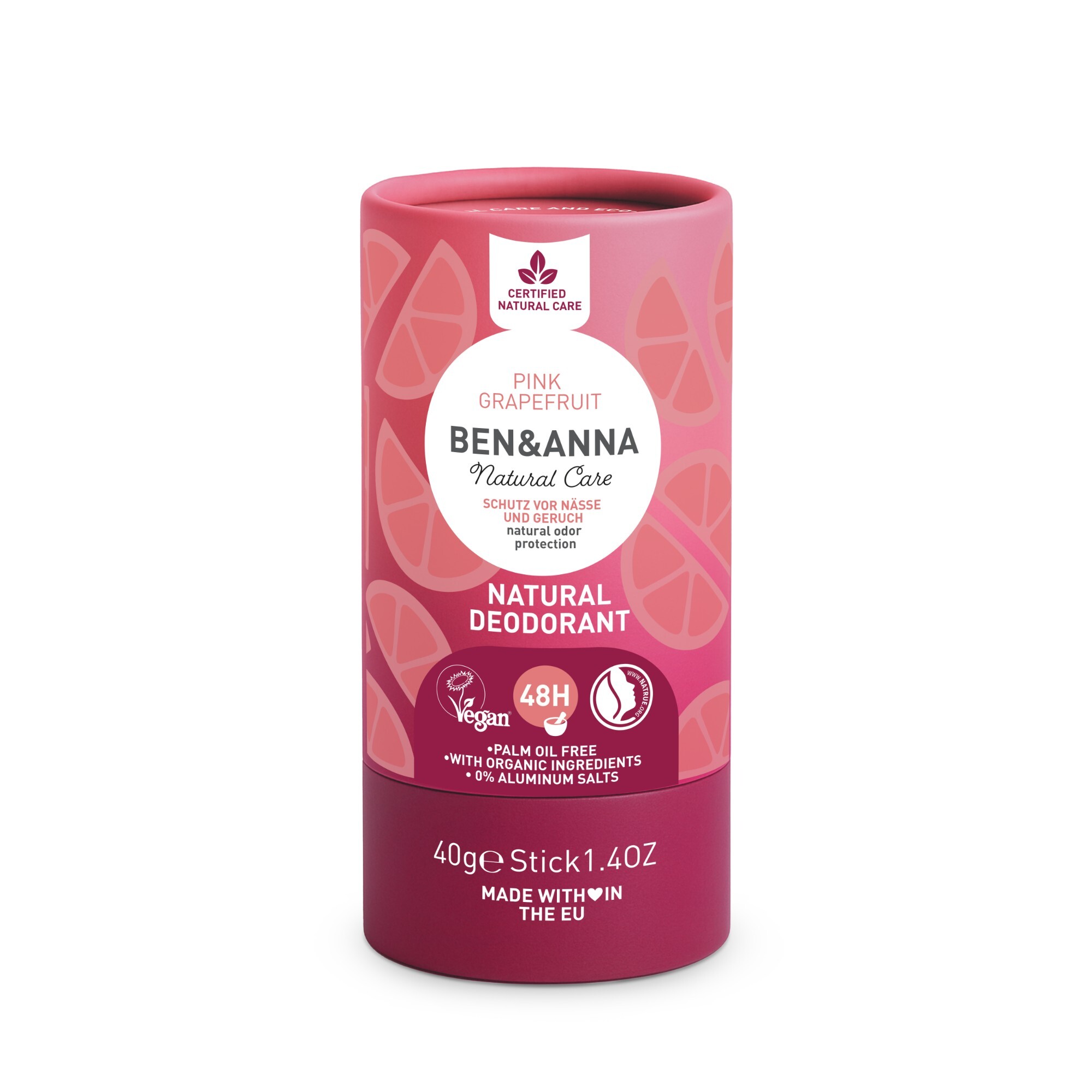 Levně BEN & ANNA Přírodní deodorant Pink Grapefruit Natural Deodorant 40 g