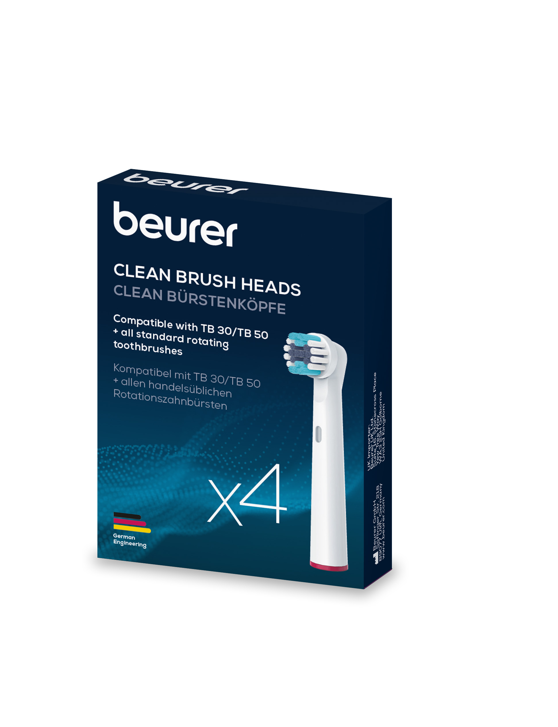 Beurer Náhradné kefkové hlavice Clean 4 ks