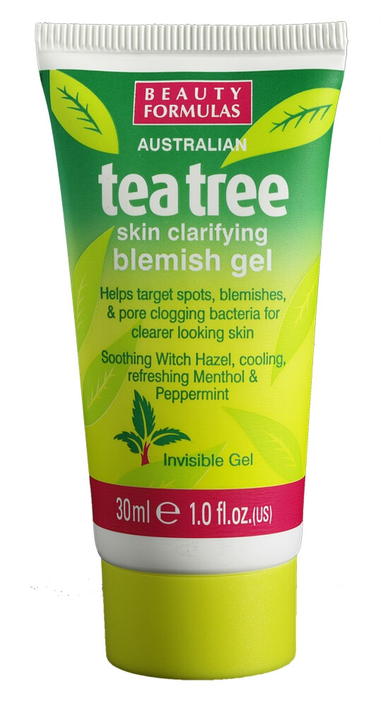 Beauty Formulas Pleťový protizánětlivý gel Tea Tree (Skin Clarifying Blemish Gel) 30 ml