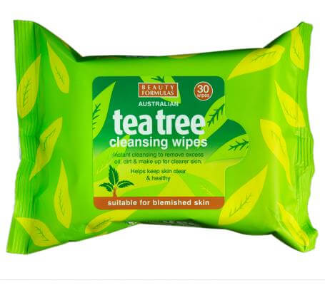 Zobrazit detail výrobku Beauty Formulas Čisticí ubrousky Tea Tree (Cleansing Wipes) 30 ks