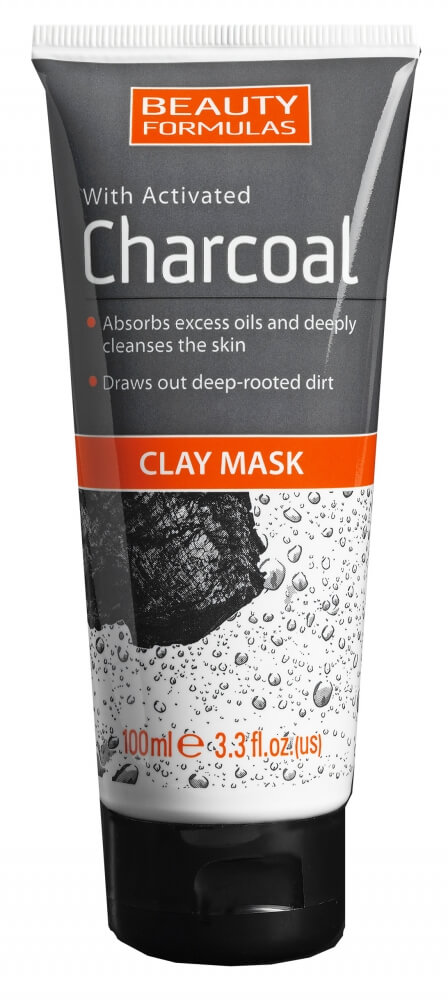 Beauty Formulas Pleťová maska s aktivním uhlím Charcoal (Clay Mask) 100 ml