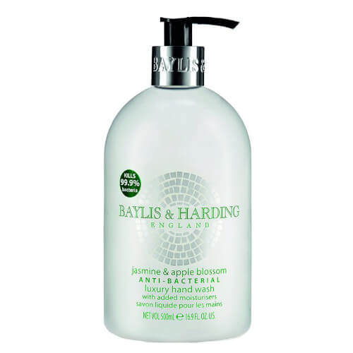 Baylis &amp; Harding Antibakteriální tekuté mýdlo na ruce Jasmín a jablečný květ (Anti-Bacterial Luxury Hand Wash) 500 ml