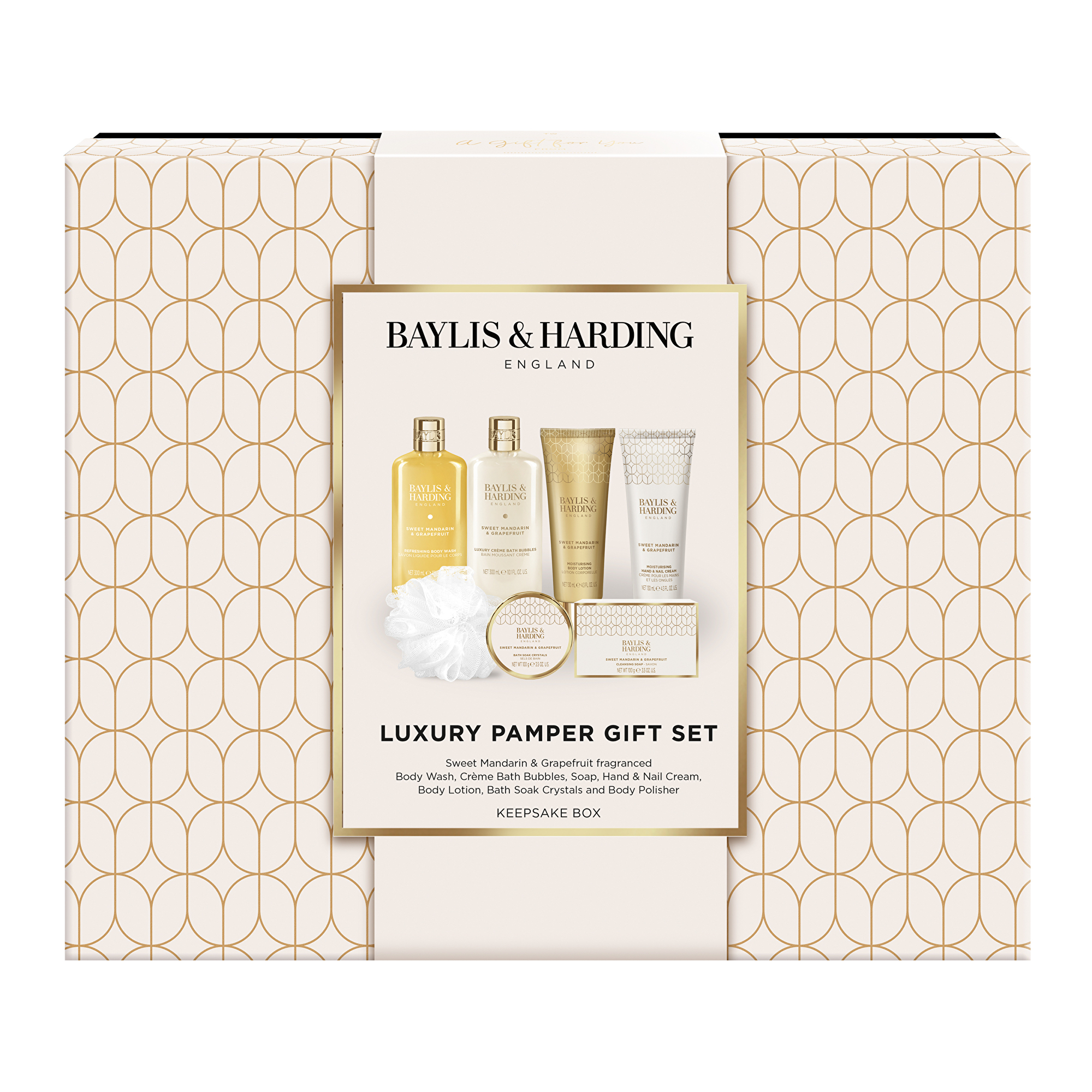 Baylis & Harding Darčeková sada Mandarinka & Grapefruit Luxury 7 ks