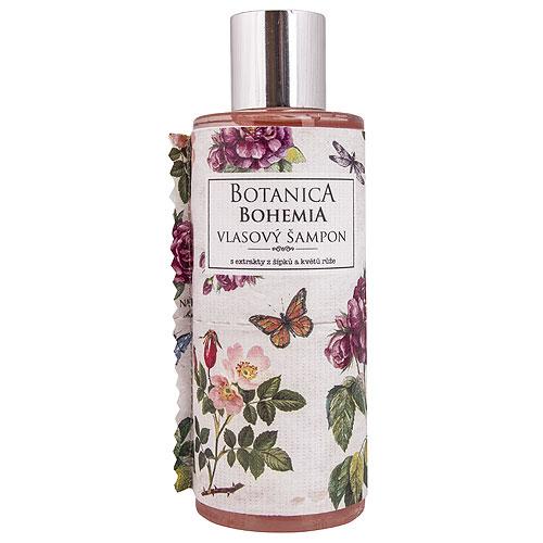 Bohemia Gifts Vlasový šampon s extrakty z šípku a růže Botanica Bohemia 200 ml