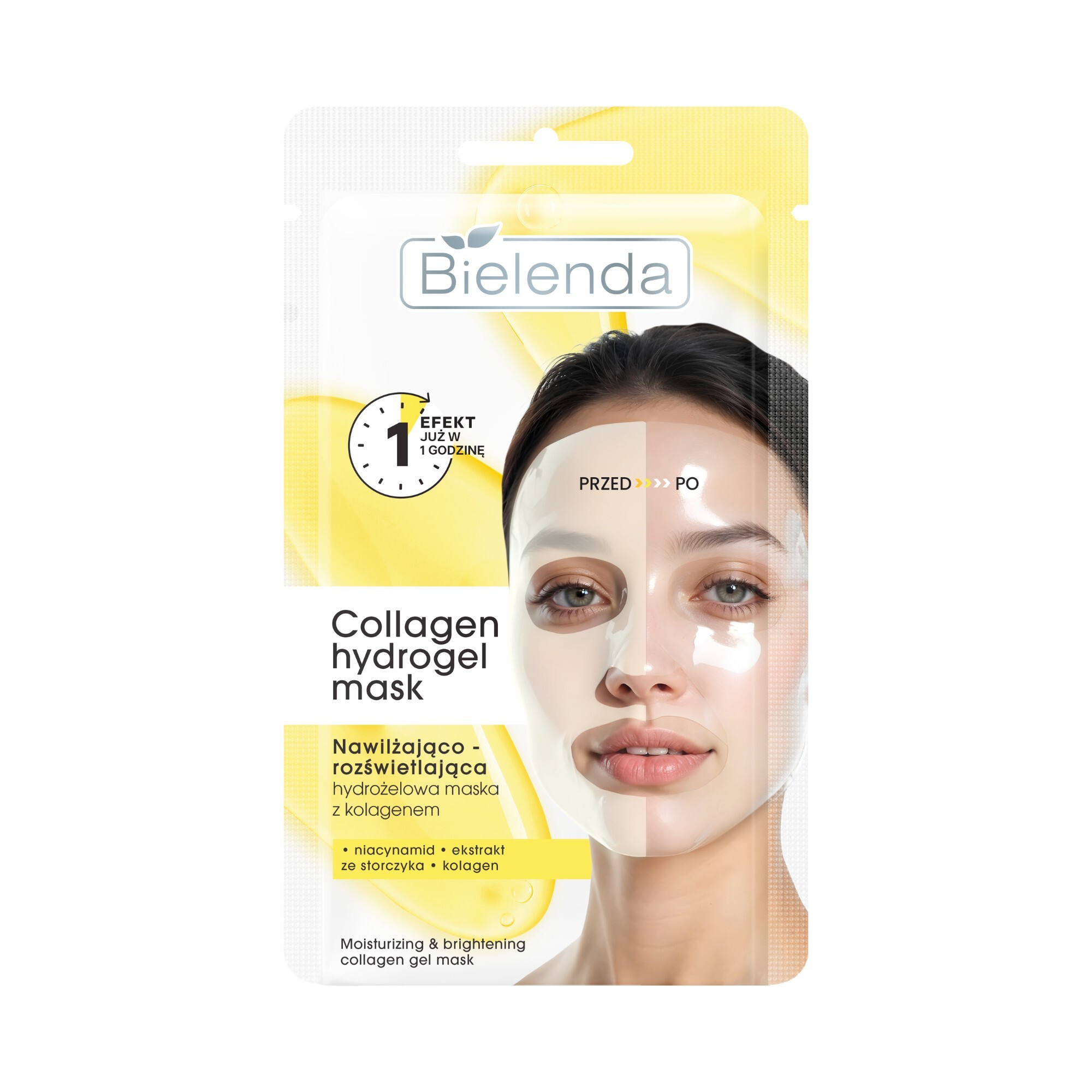 Bielenda Hydrogelová maska Collagen Hydrogel Mask 1 ks