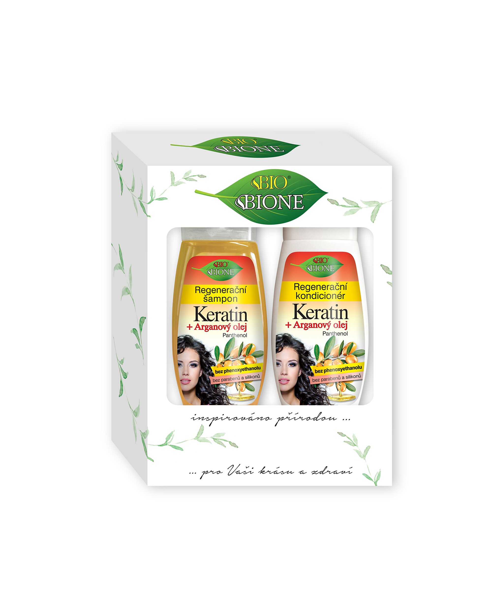 Zobrazit detail výrobku Bione Cosmetics Dárková sada vlasové péče Keratin + Arganový olej