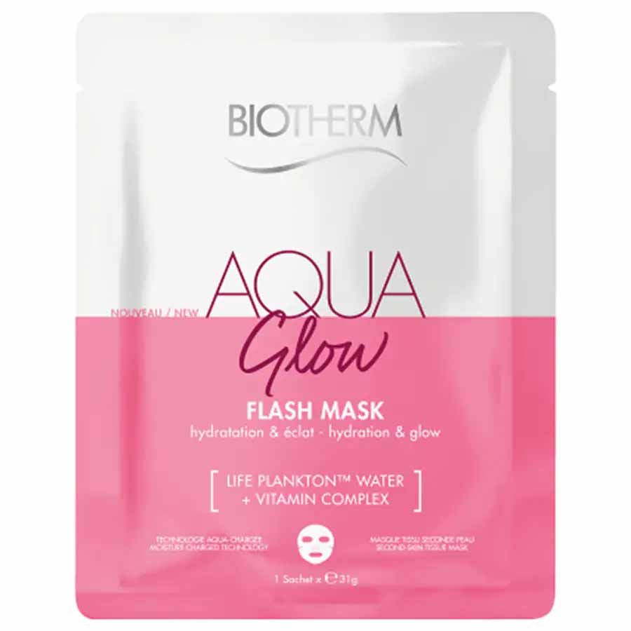 Biotherm Hydratační a rozjasňující pleťová maska Aqua Glow (Super Mask) 35 ml