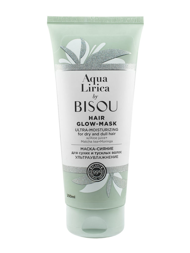Zobrazit detail výrobku BISOU Hydratační zářivá maska Aqua Lirica pro suché a unavené vlasy (Hair Glow Mask) 200 ml