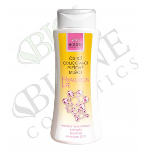 Zobrazit detail výrobku Bione Cosmetics Čisticí odličovací pleťové mléko s kyselinou hyaluronovou Hyaluron Life 255 ml Zobrazit detail výrobku Bione Cosmetics Čisticí odličovací pleťové mléko s kyselinou hyaluronovou Hyaluron Life 255 ml