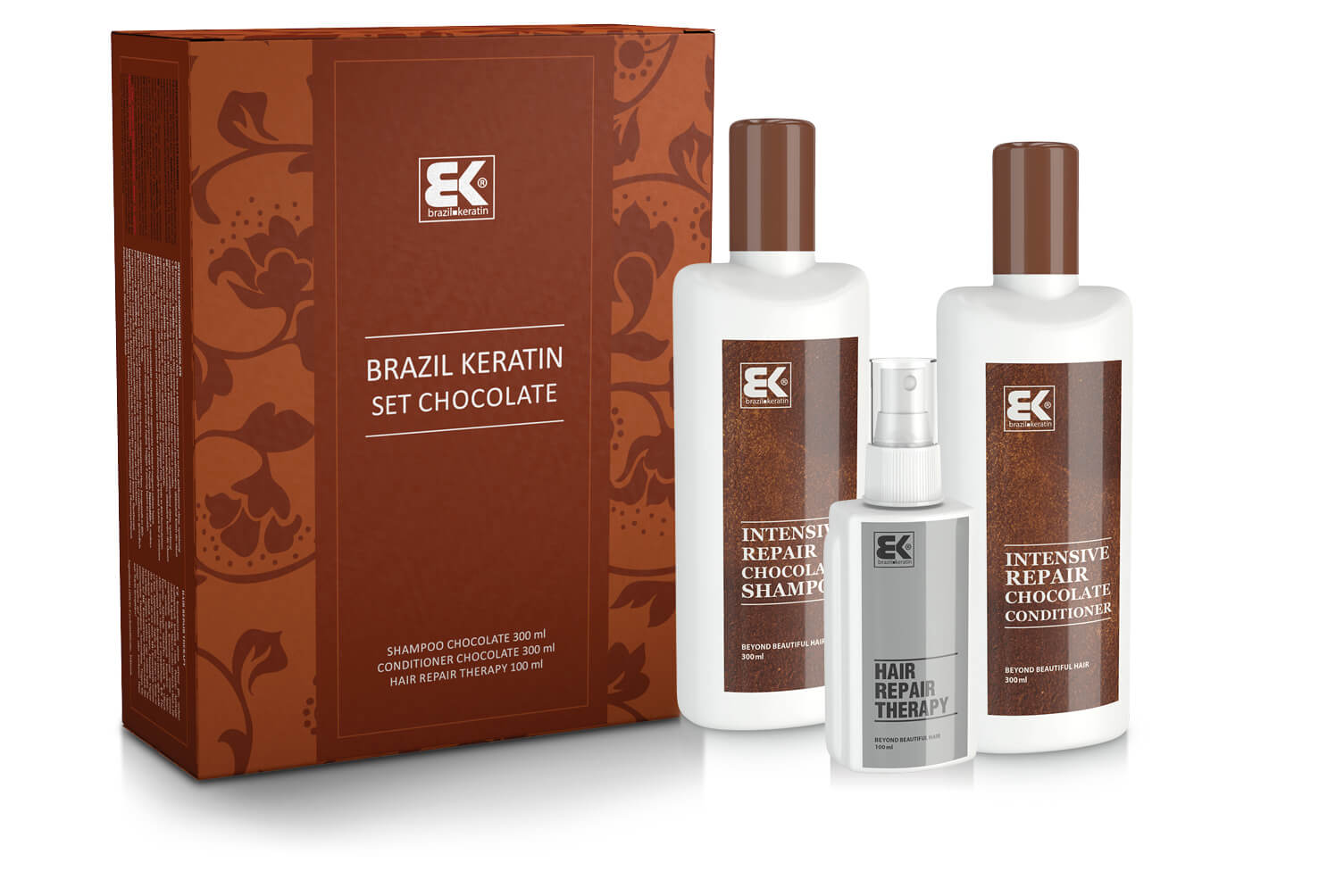 Zobrazit detail výrobku Brazil Keratin Dárková sada na suché a poškozené vlasy Chocolate