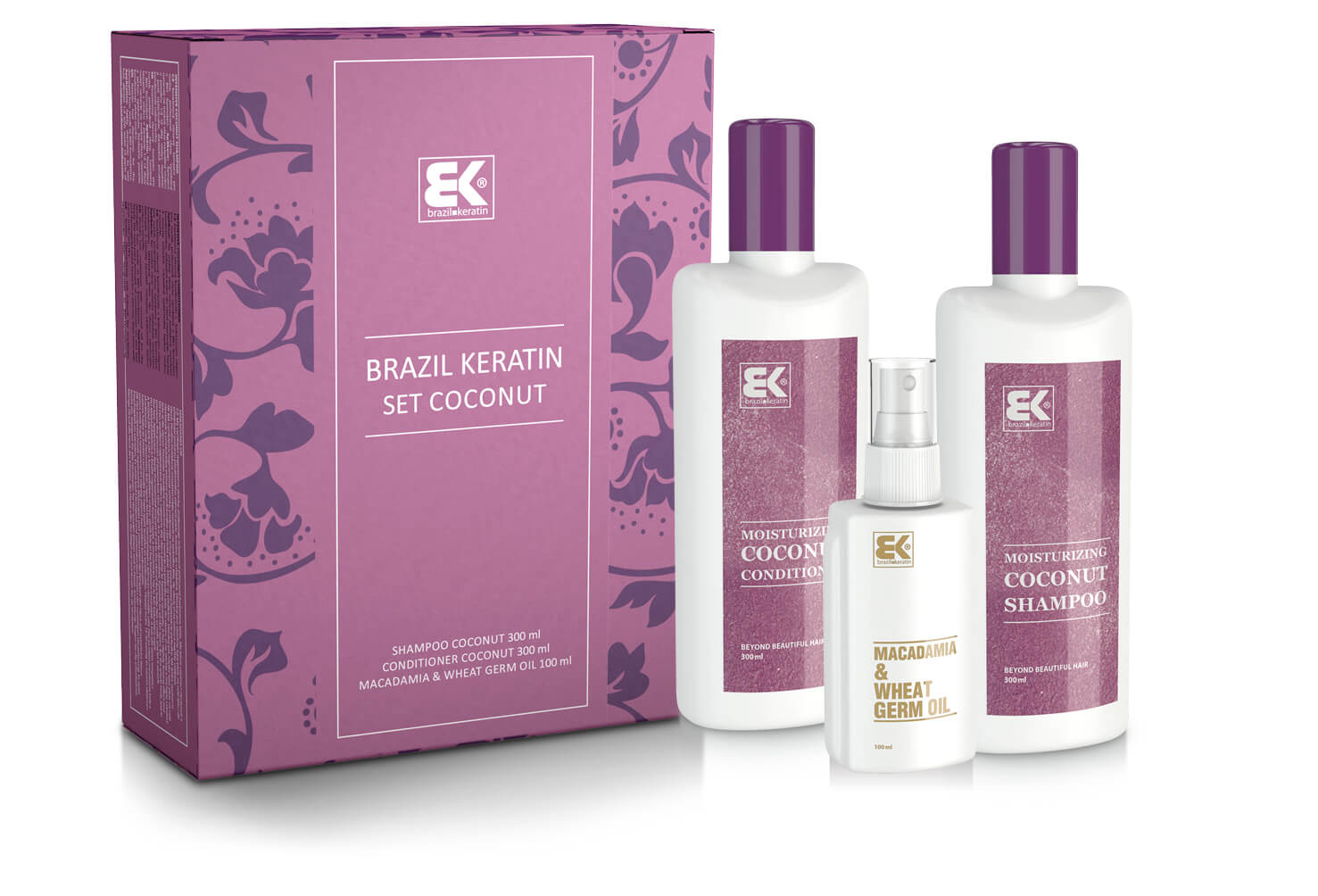 Zobrazit detail výrobku Brazil Keratin Dárková sada pro suché a poškozené vlasy Coconut Set