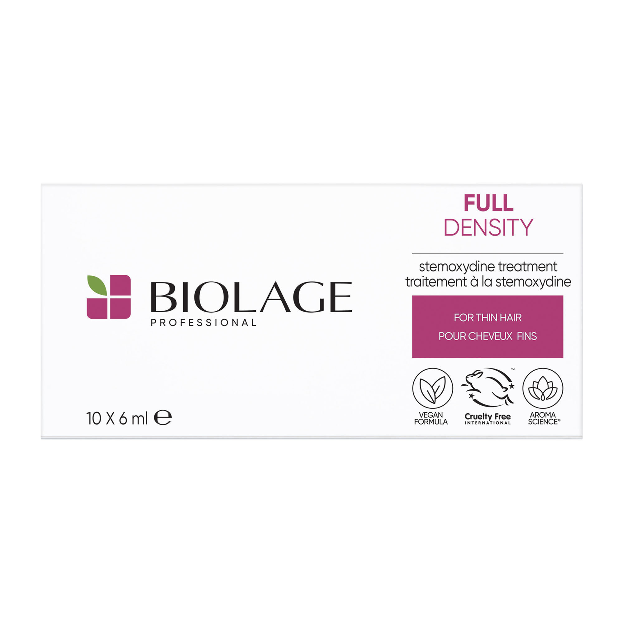 Biolage Kúra pre rednúce vlasy Full Density (Stemoxydine Treatment) 10 x 6 ml