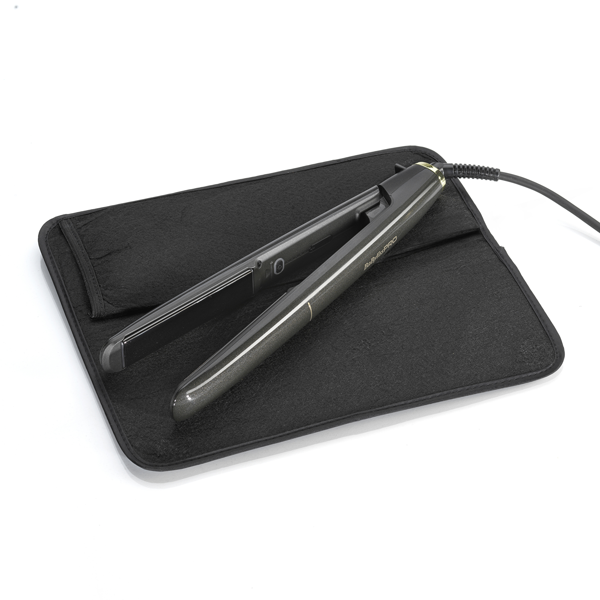 BaByliss PRO Profesionální žehlička na vlasy Stilista 25 mm Grey & Gold BAB3550E