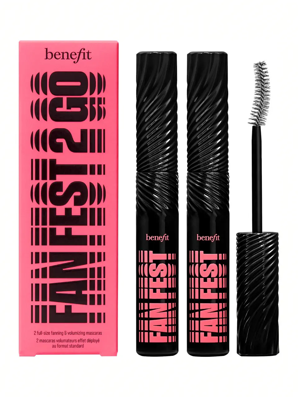 Benefit Sada řasenek Fan Fest Fanning & Volumizing Mascara Duo Set