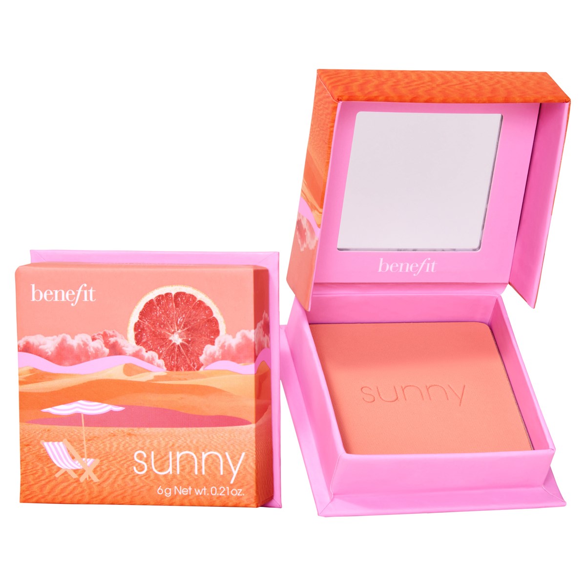 Benefit Tvářenka Sunny (Warm Coral Blush) 6 g