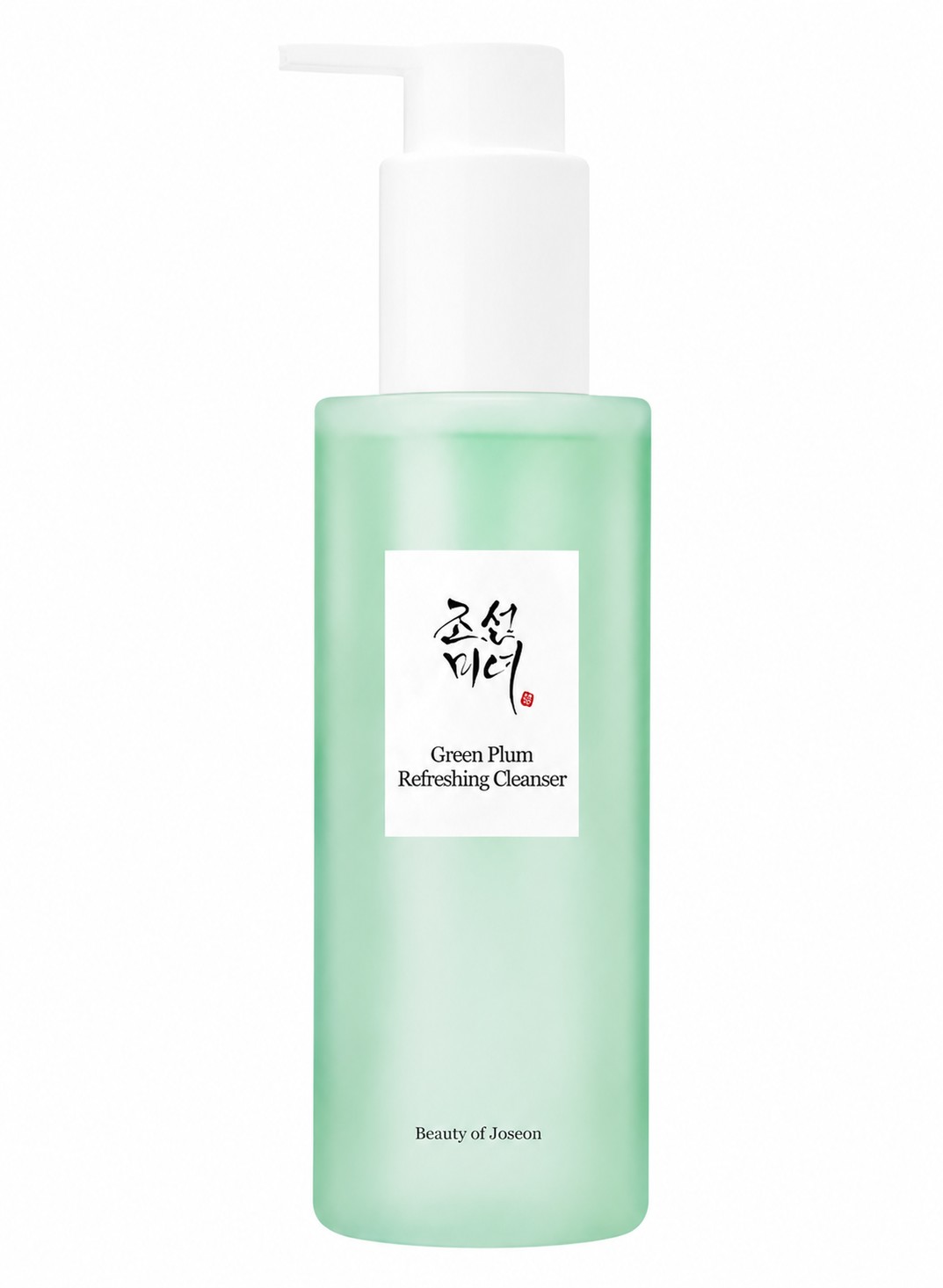 Čisticí gel v zelené nádobě s textem Beauty of Joseon