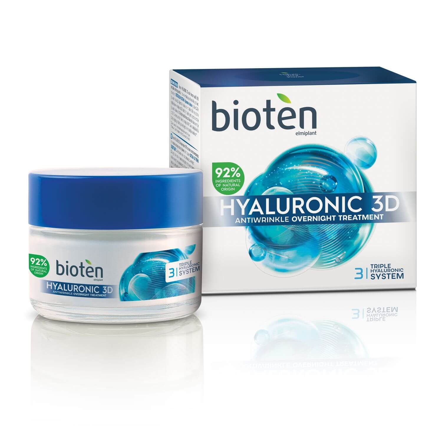 bioten Noční krém proti vráskám Hyaluronic 3D (Antiwrinkle Overnight Treatment) 50 ml