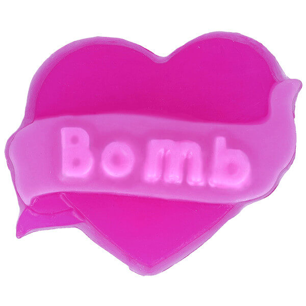 Bomb Cosmetics Glycerinové 3D mýdlo Srdce (Soap) 90 g