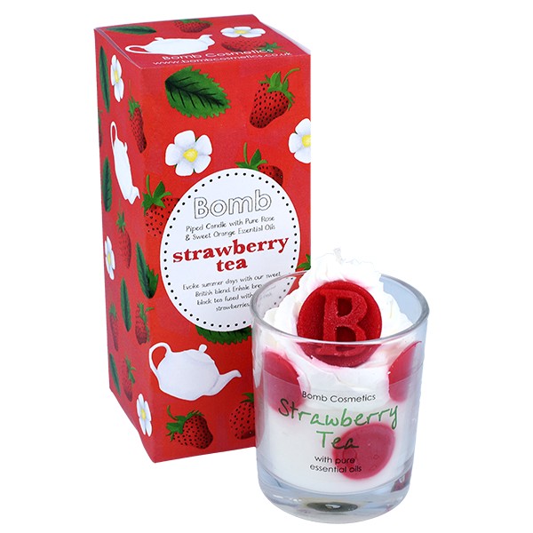 Zobrazit detail výrobku Bomb Cosmetics Vonná svíčka ve skle Strawberry Tea
