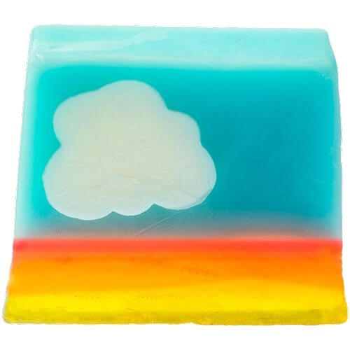 Zobrazit detail výrobku Bomb Cosmetics Ručně vyráběné glycerinové mýdlo Paní Modrá obloha (Soap Mrs. Blue Sky) 100 g
