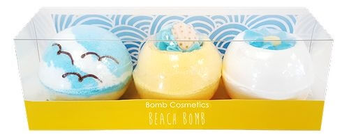 Zobrazit detail výrobku Bomb Cosmetics Kosmetická sada koupelové Plážové bomby 3 x 160 g