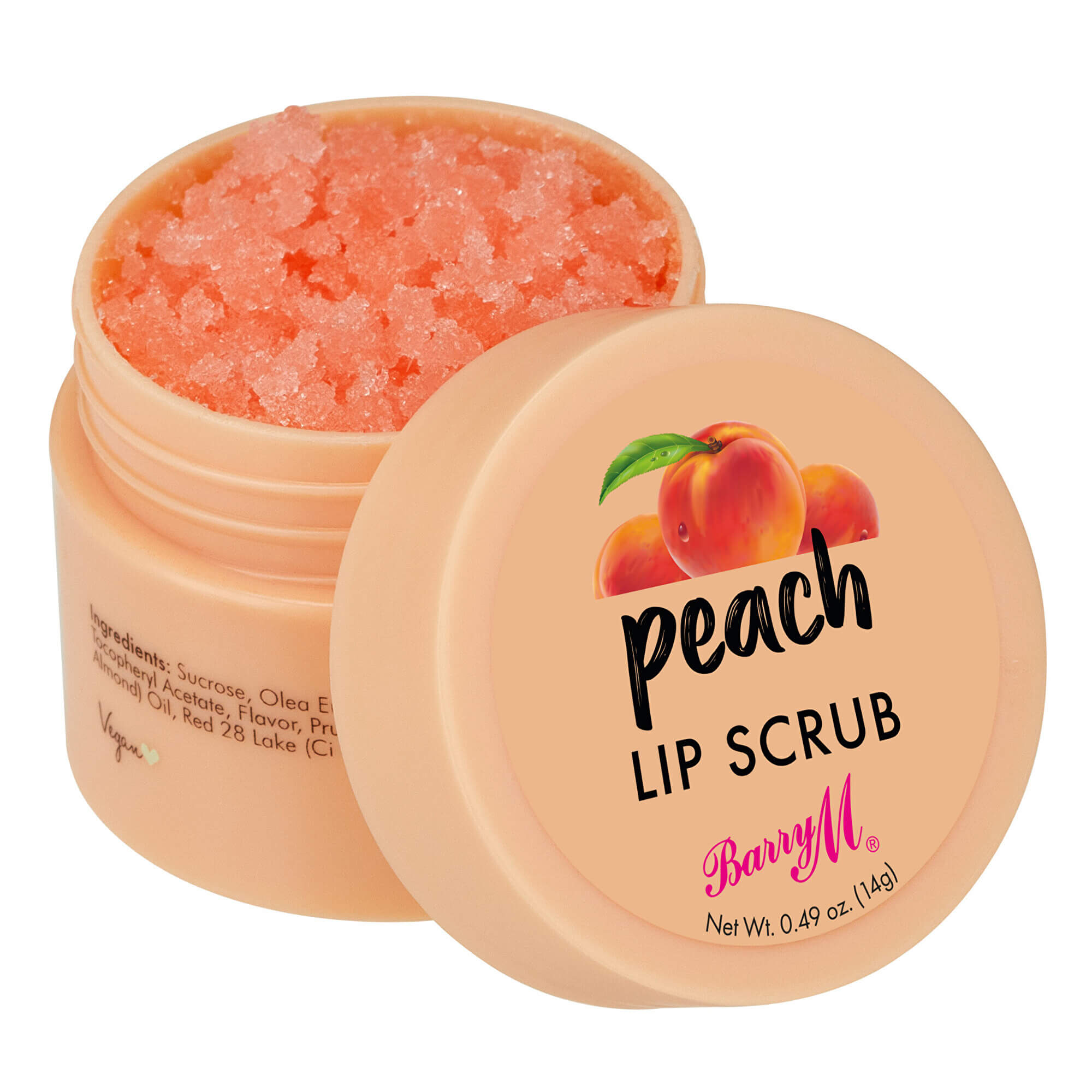 Barry M Peeling pery Broskyňa (Peach Lip Scrub) 14 g