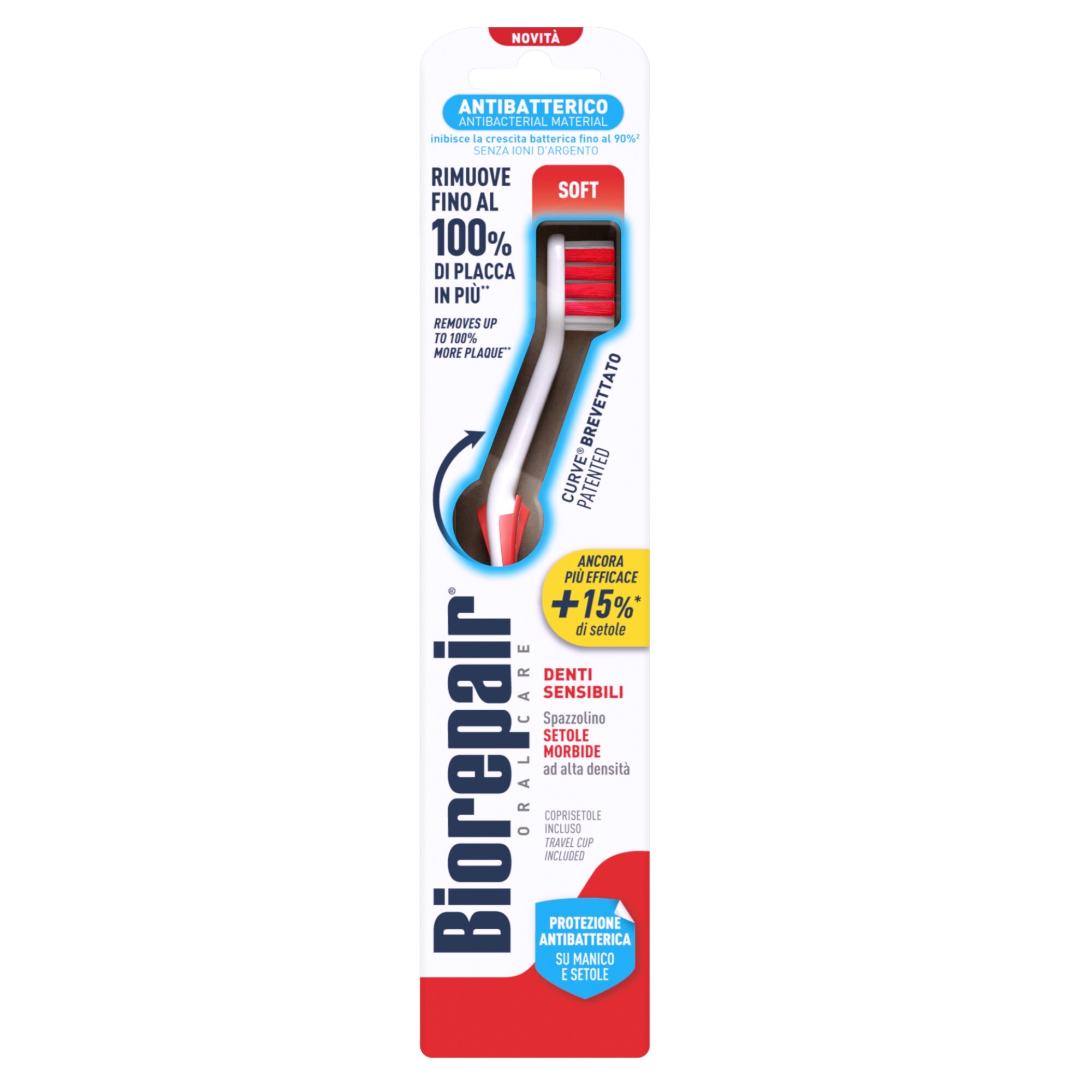 Levně Biorepair Zubní kartáček Sensitive Toothbrush 1 ks