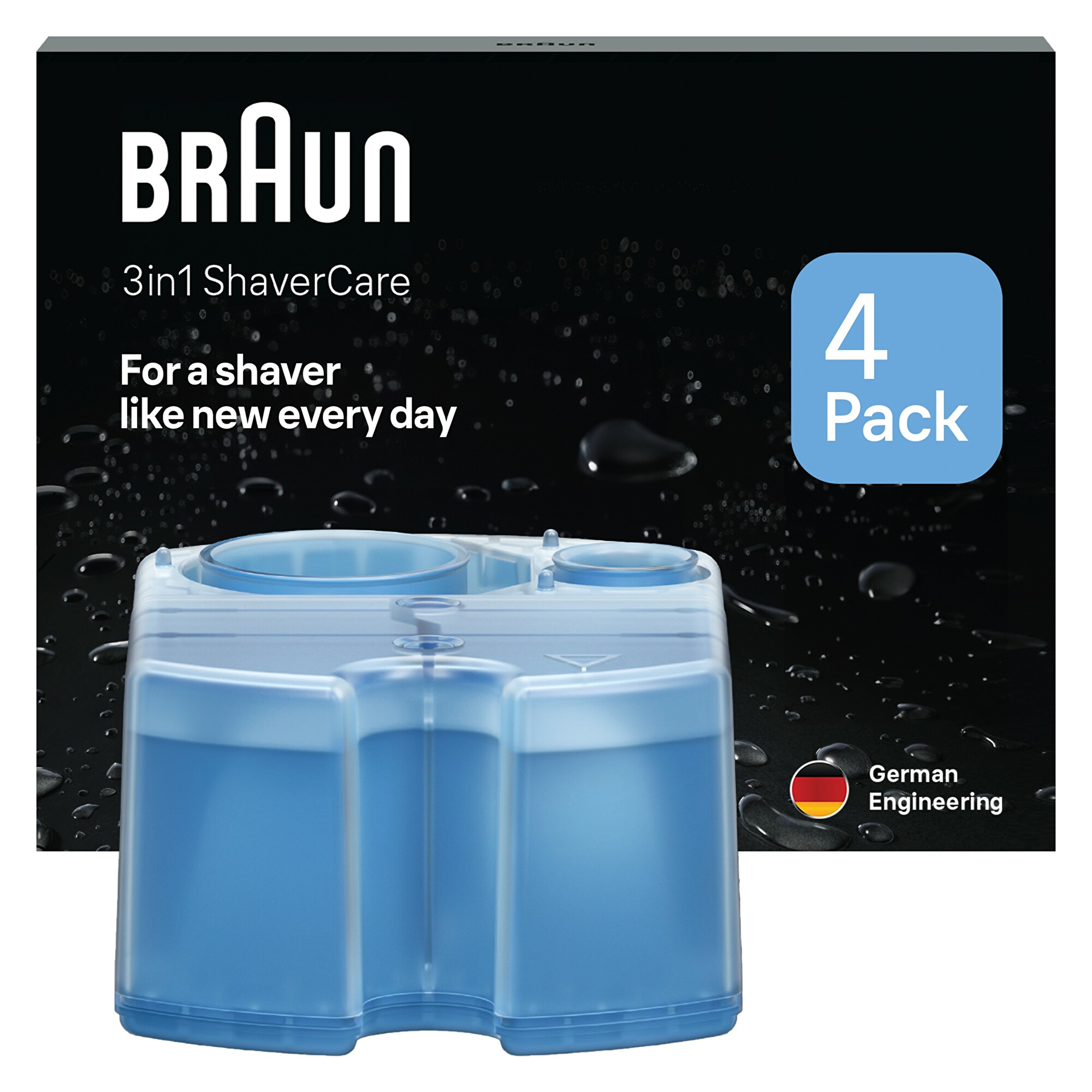 Braun Náhradné kazety pre čistiace stanice 3in1 ShaverCare 4 ks