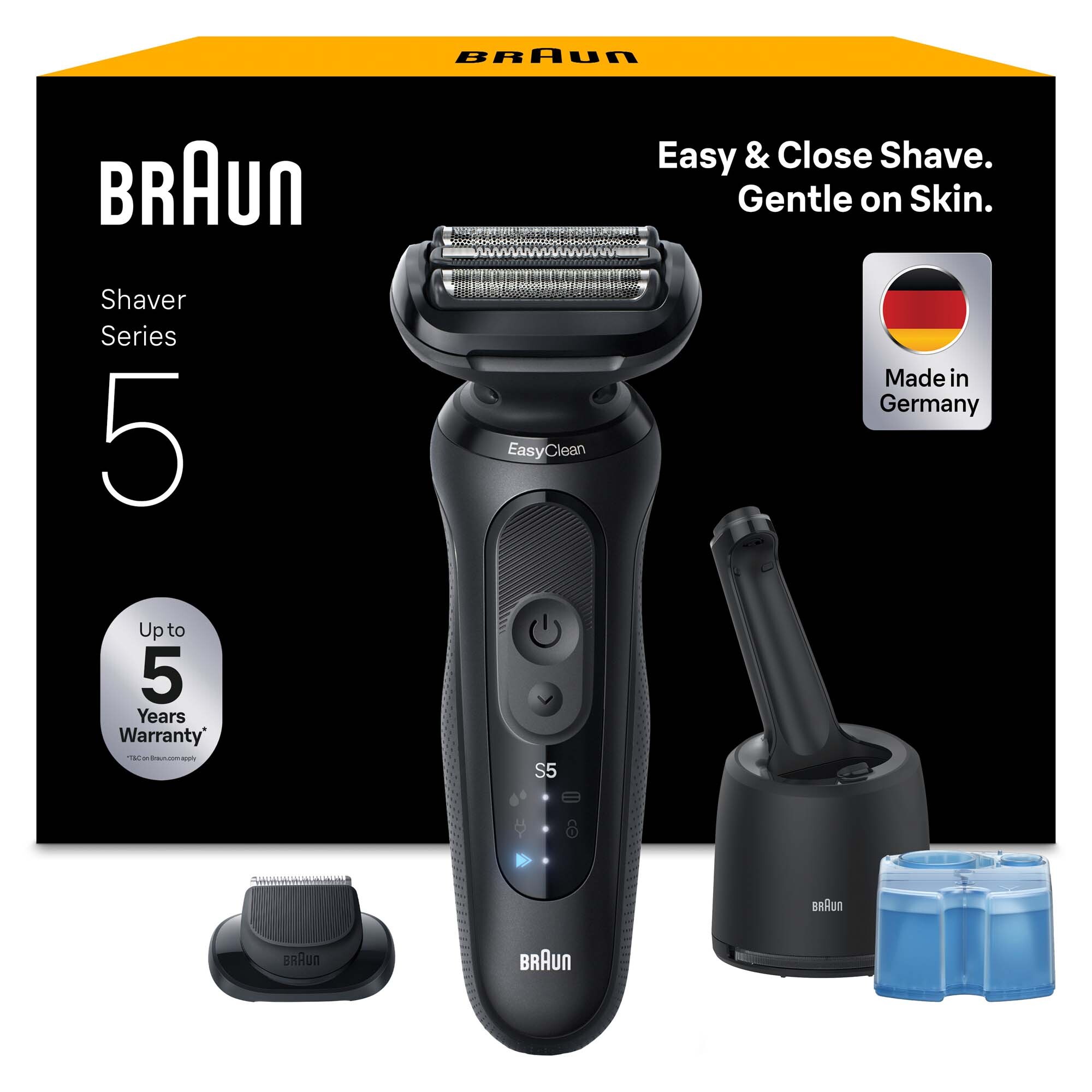 Braun Elektrický holiaci strojček Series 5 + stanica SmartCare 52-N7200CC
