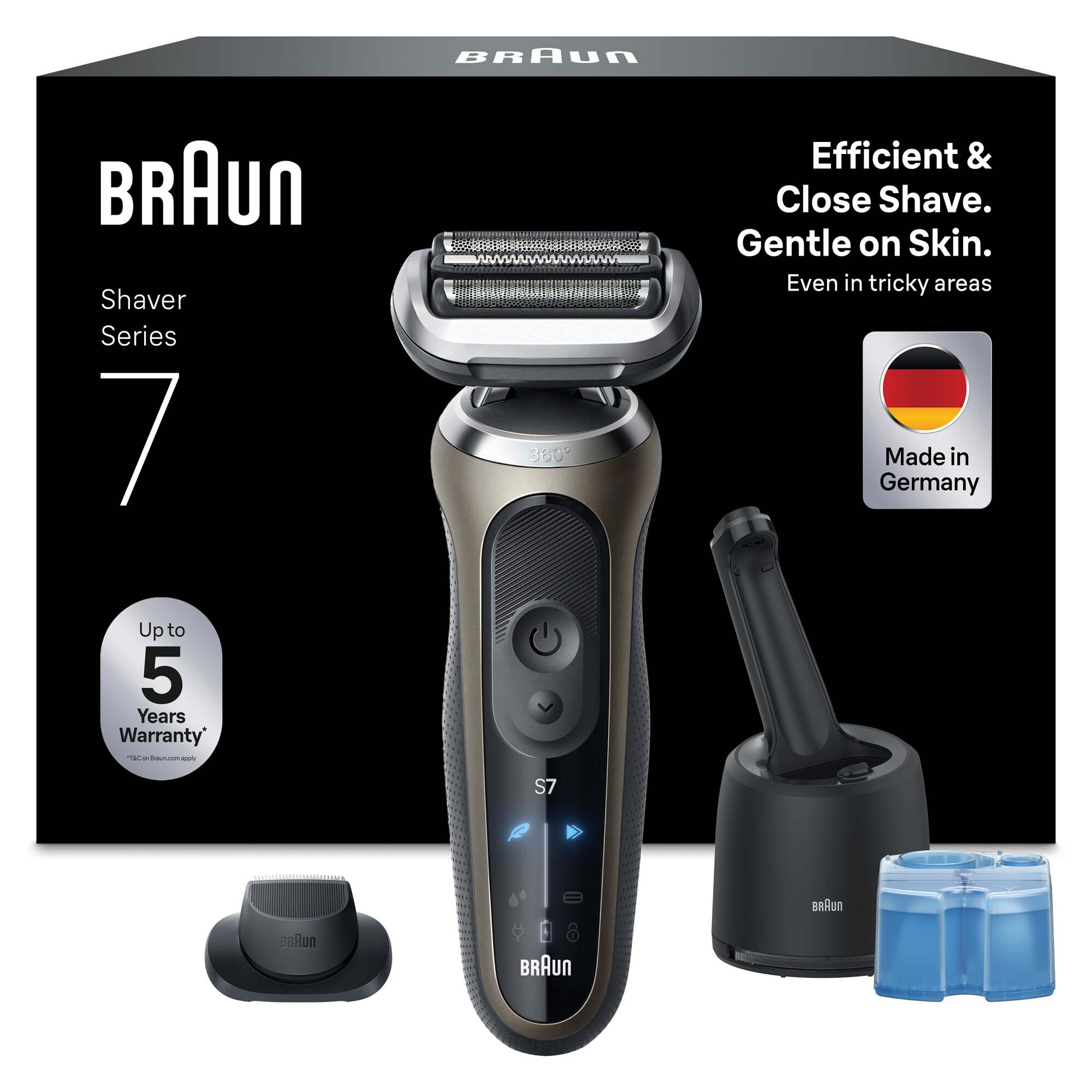 Levně Braun Holicí strojek Series 7 4v1 + stanice Smart Center
