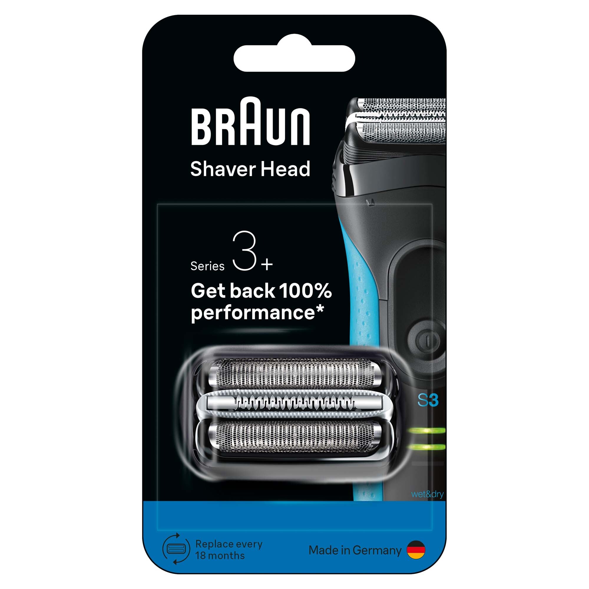 Levně Braun Náhradní hlavice pro holicí strojek Series 3+ 32B
