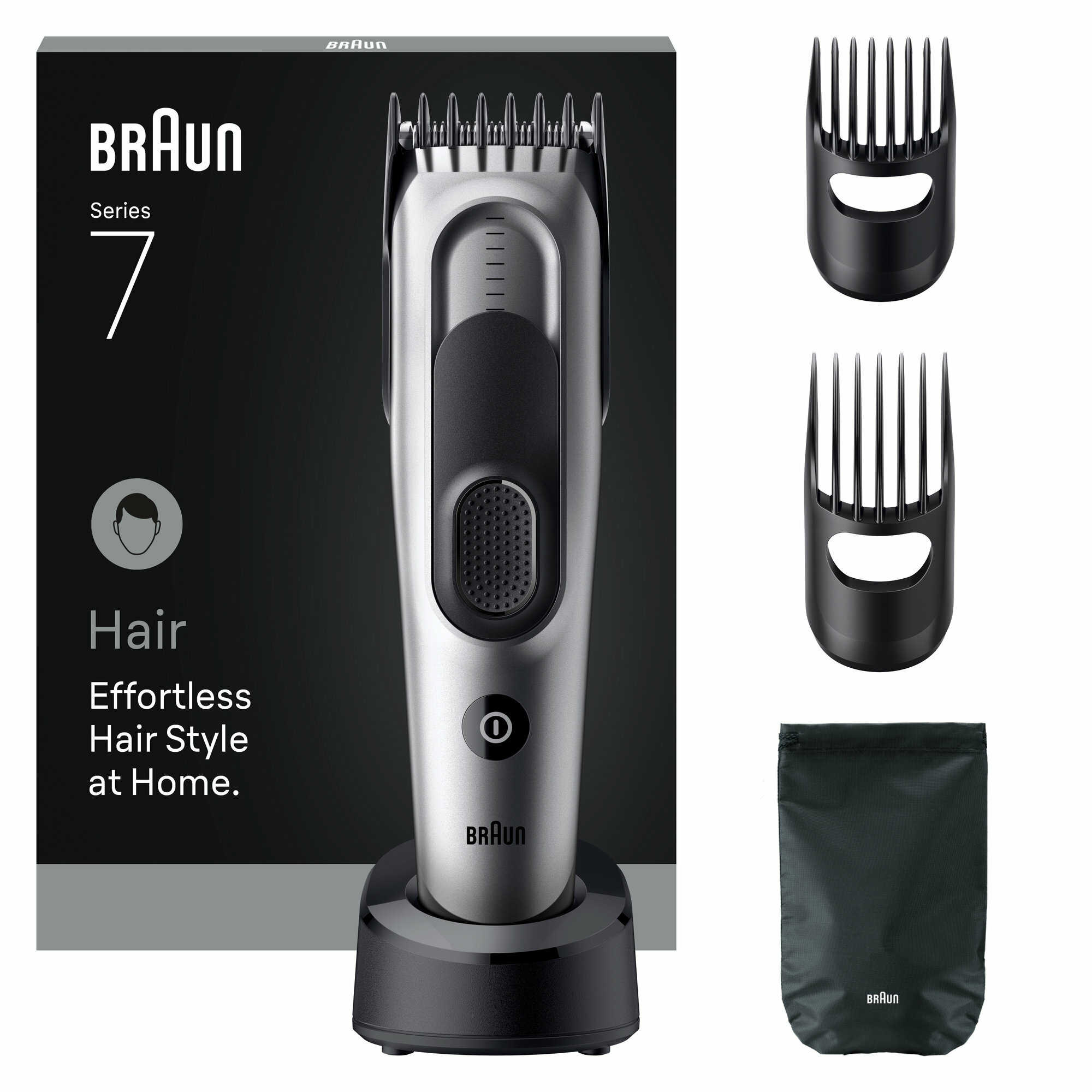 Braun Zastrihávač vlasov Series 7 HC7590 Space Grey