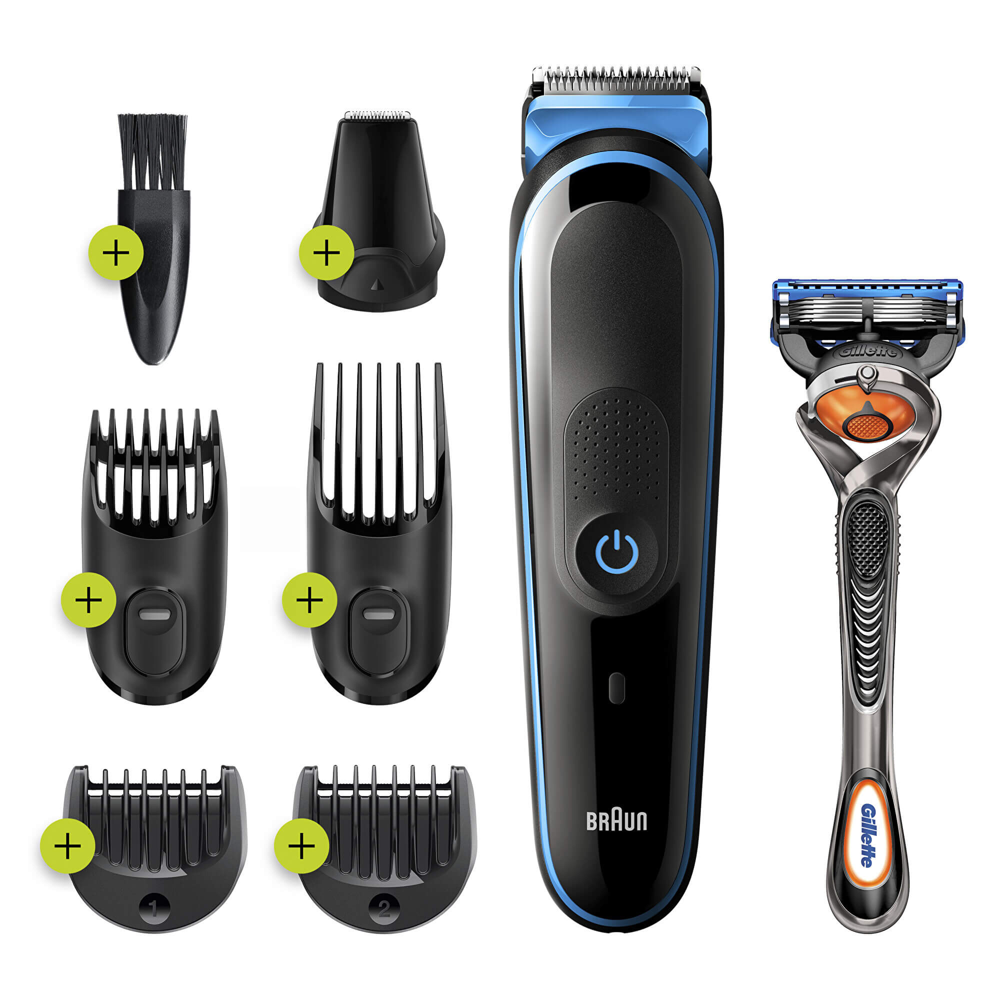 Braun Zastřihovač vousů, vlasů a chloupků MGK5245 Blue