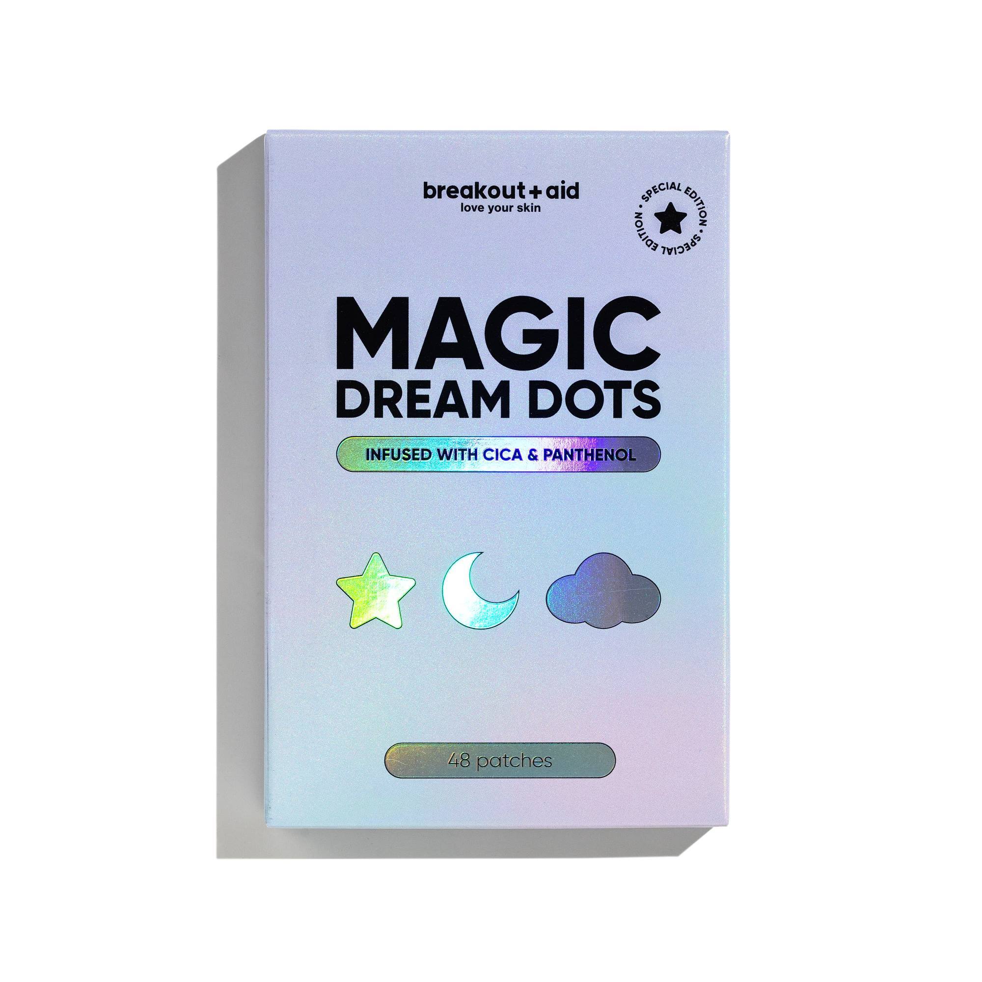 Breakout+aid Náplasti na lokální ošetření akné Magic Dream Dots 48 ks