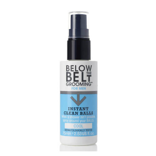 Below the Belt Mycí sprej na intimní hygienu pro muže Cool (Instant Clean Balls) 75 ml