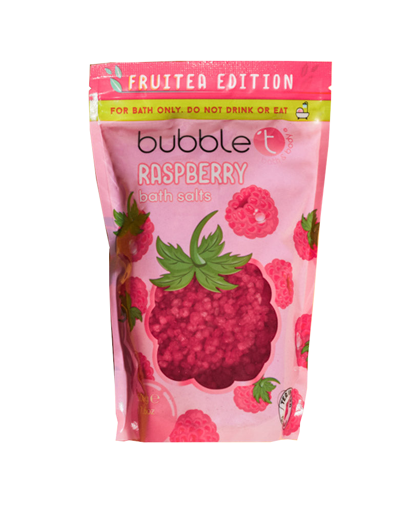 Bubble T Cosmetics Sůl do koupele Raspberry (Bath Salts) 500 g