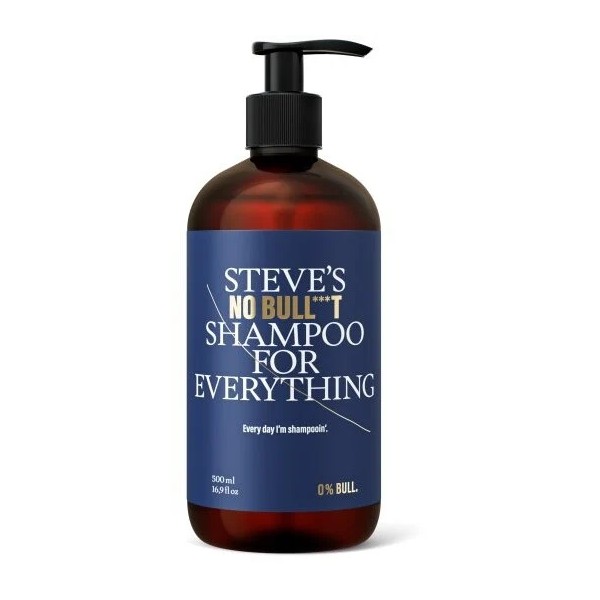 Levně Steve´s Šampon na vlasy a vousy No Bull***t (Shampoo for Everything) 500 ml