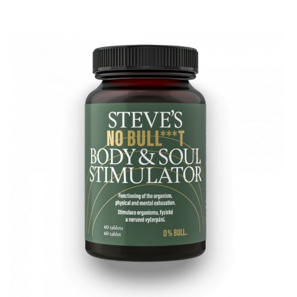 Steve´s Stevove pilulky na stimuláciu tela a mysle No Bull***t ( Body & Soul Stimulator) 60 ks