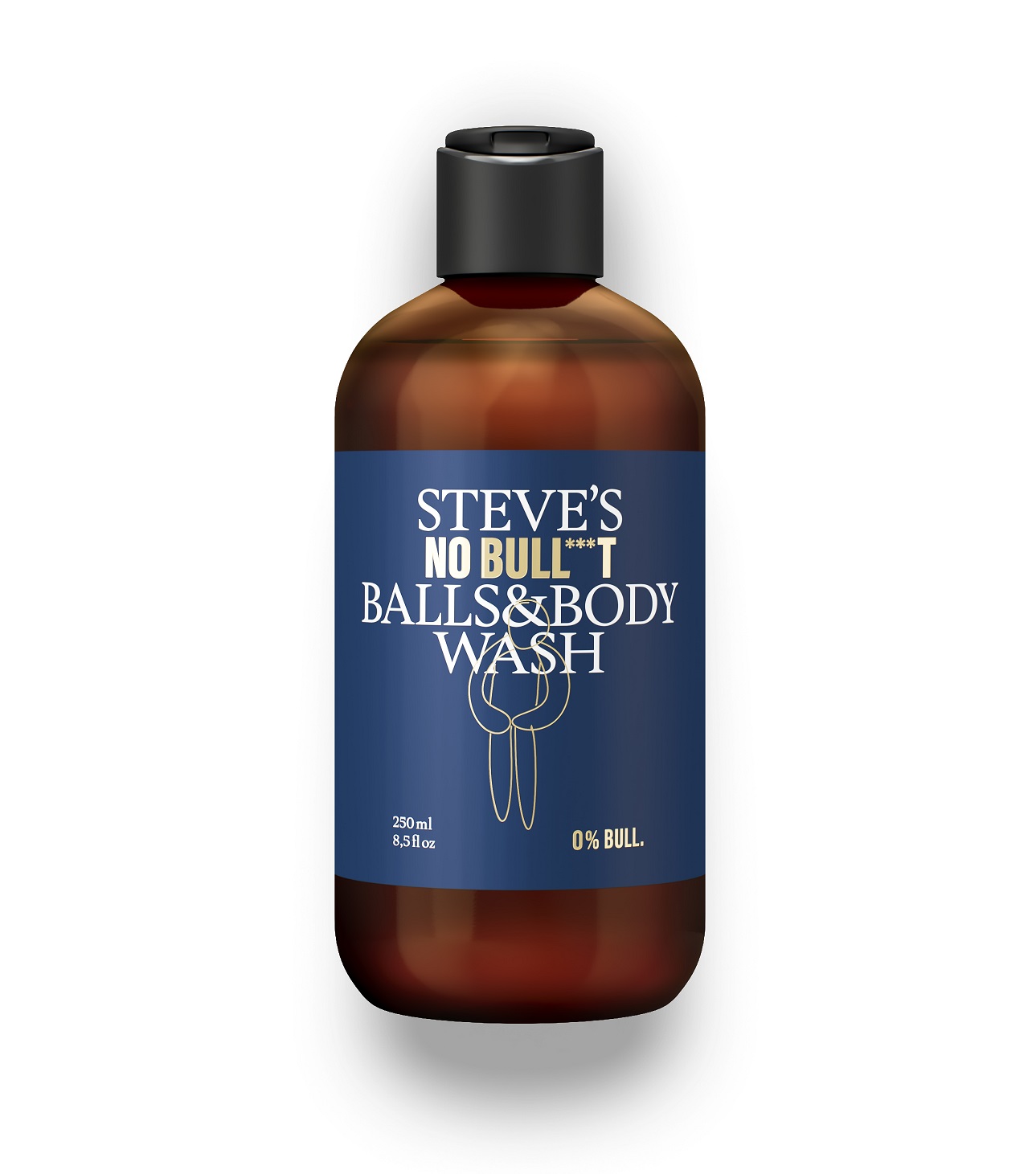 Steve´s Stevův sprchový gel na koule a celé tělo (Balls & Body Wash) 250 ml