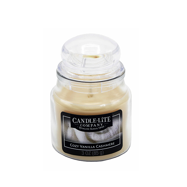 Candle Lite Vonná svíčka Cozy Vanilla Cashmere 85 g