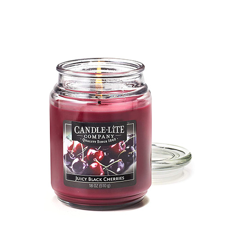 Candle Lite Vonná svíčka Juicy Black Cherries 510 g