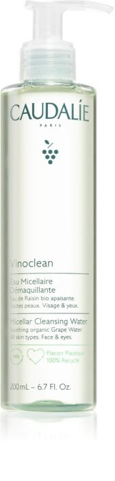 Caudalie Micellás tisztítóvíz arcra és szemre Vinoclean (Micellar Cleansing Water) 200 ml