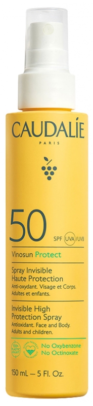 Caudalie Sprej na opaľovanie SPF 50 Vinosun (High Protection Spray) 150 ml