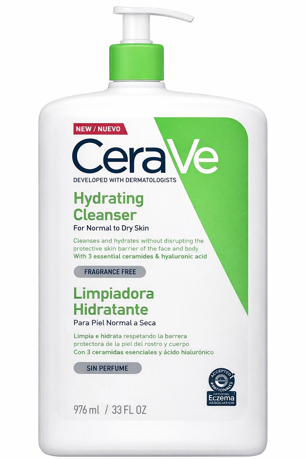 CeraVe Cleansers Hydrating Cleanser čistiaca emulzia s hydratačným účinkom 1000 ml
