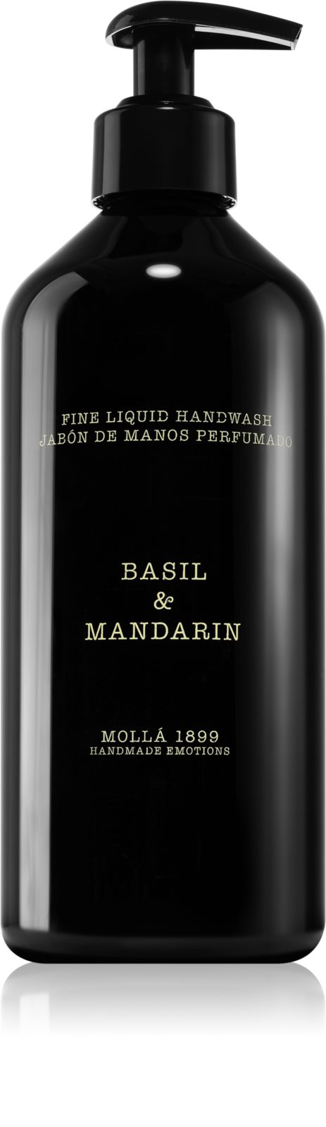 Cereria Mollá Parfémované tekuté mýdlo na ruce Basil & Mandarin (Hand Wash) 500 ml