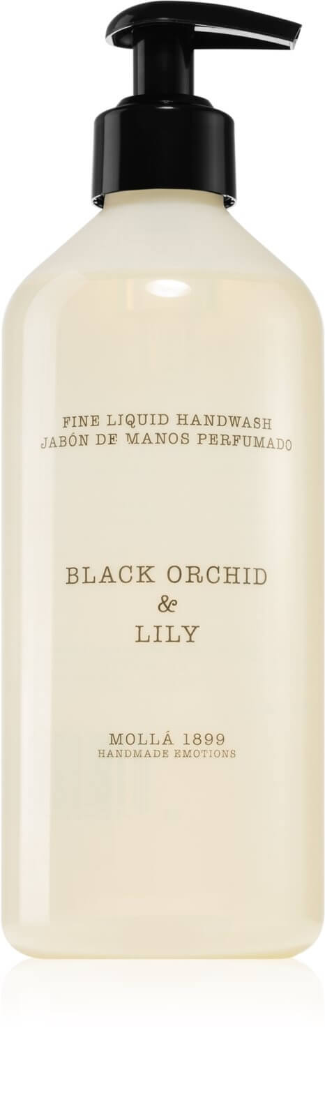 Cereria Mollá Parfémované tekuté mýdlo na ruce Black Orchid & Lily (Hand Wash) 500 ml